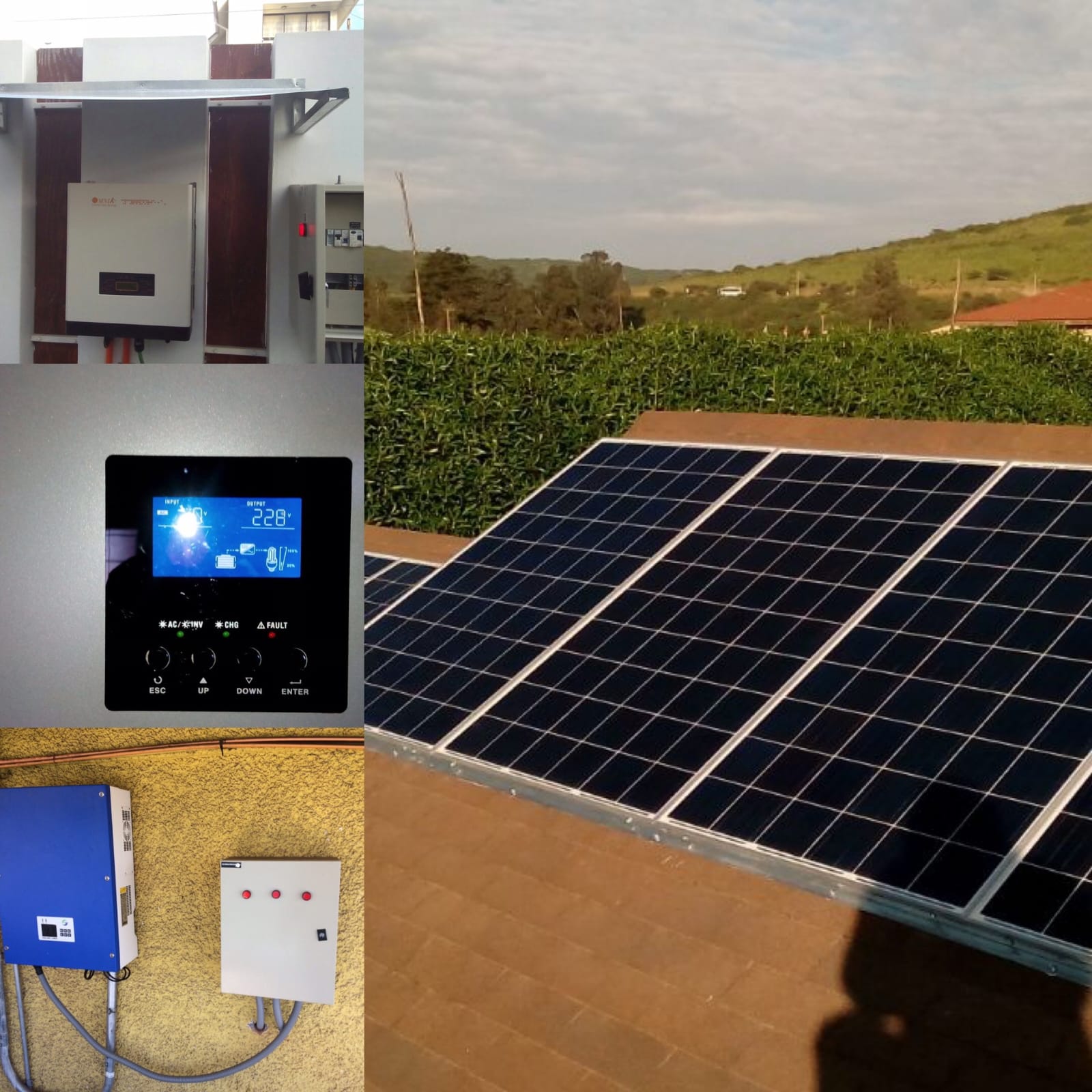 Instalación de paneles solares en Olmué